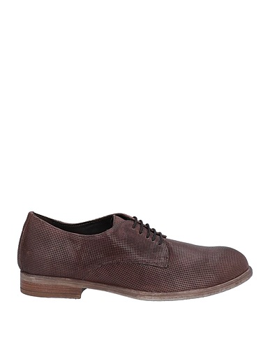 ANTICA CUOIERIA Laced shoes Chocolate brown Soft Leather