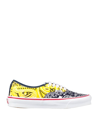 VANS Sneakers Midnight blue Leather, Textile fibres