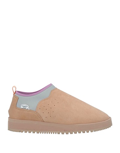 SUICOKE Sneakers Beige Soft Leather, Textile fibres