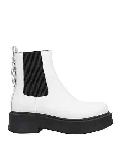 BALDININI Ankle boot White Calfskin