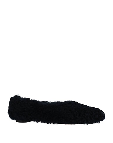 MARNI Ballet flats Midnight blue Shearling
