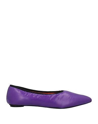 MARNI Ballet flats Purple Textile fibers