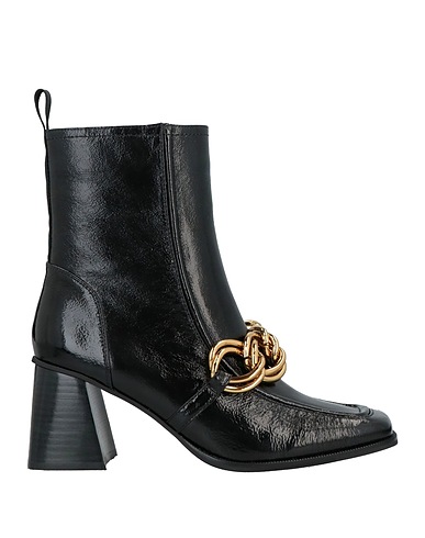 LUCIANO BARACHINI Stiefelette Schwarz Kalbsleder