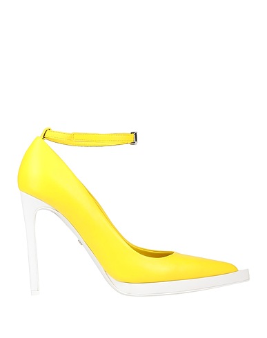 GCDS Pump Yellow Leather