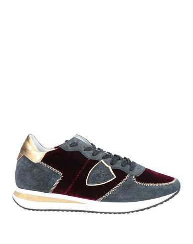 PHILIPPE MODEL Sneakers Lead Leather, Textile fibres