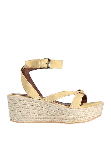 BA&SH Espadrillas Giallo pastello Pelle