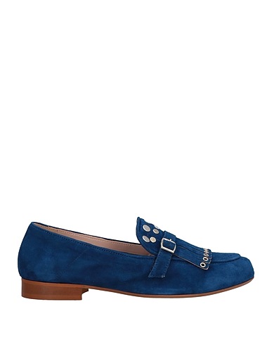 PAOLA FERRI Mocassino Blu Pelle