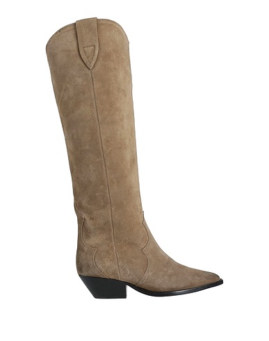 ISABEL MARANT Boots Khaki 100% Calfskin
