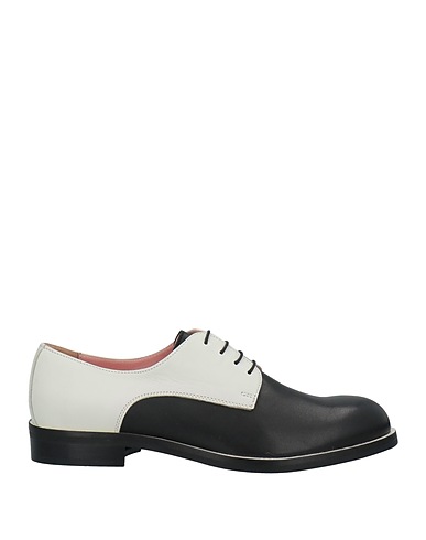 STUDIO POLLINI Laced shoes Black Calfskin