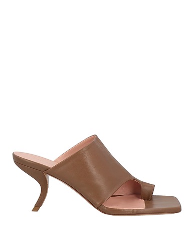 ILIO SMERALDO Flip flops Brown Leather