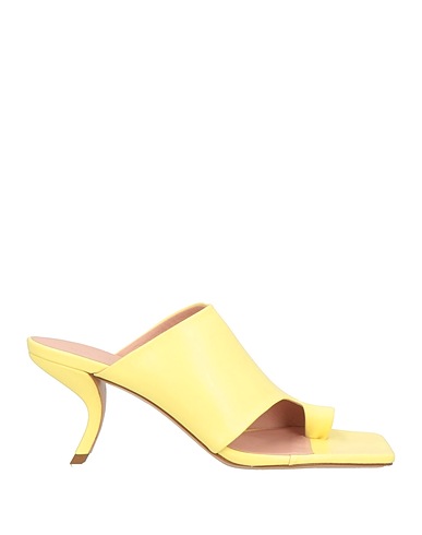 ILIO SMERALDO Flip flops Yellow Leather