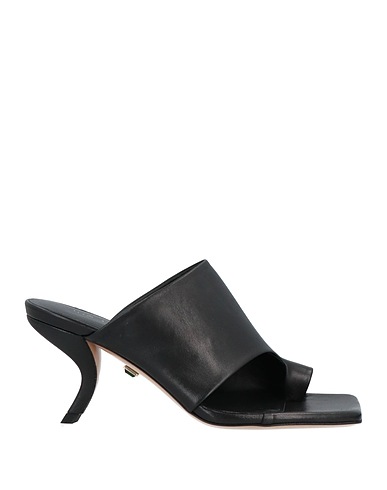 ILIO SMERALDO Flip flops Black Leather