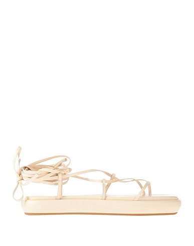 ILIO SMERALDO Flip flops Ivory Soft Leather
