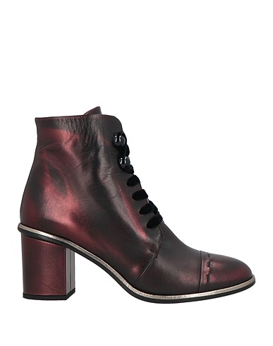 HENRY BEGUELIN Ankle boot Dark brown Leather