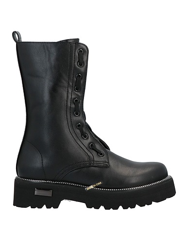 GENEVE Ankle boot Black Textile fibers