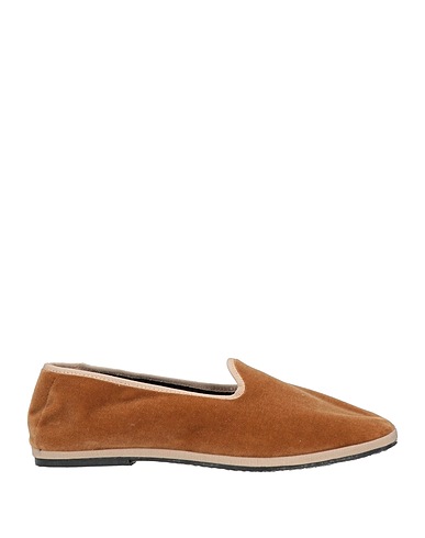 HABILLÉ Loafers Camel Textile fibres