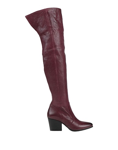 PAOLA & MARY BOUTIQUE Stivali Prugna Pelle di volpe