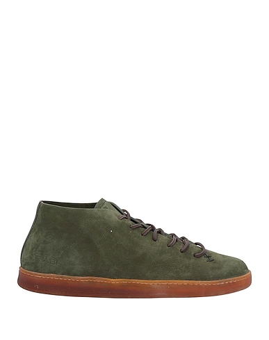 FABI Sneakers Military green Soft Leather