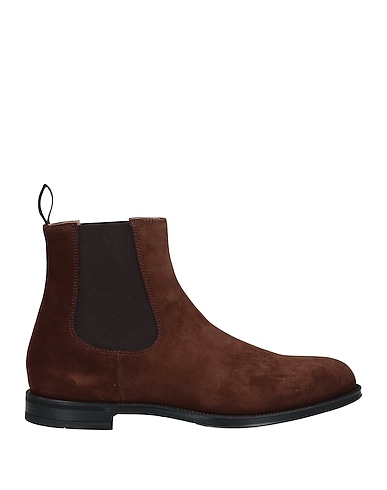 DOUCAL'S Ankle boot Dark brown Leather