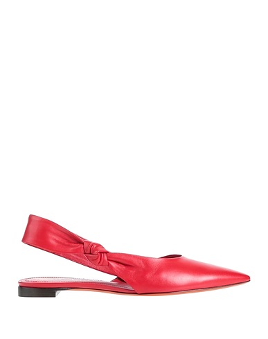 SANTONI Ballet flats Red Soft Leather