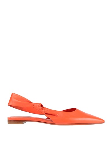 SANTONI Ballerine Arancione Pelle