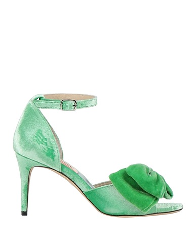 CUSTOMMADE Sandals Green Textile fibers