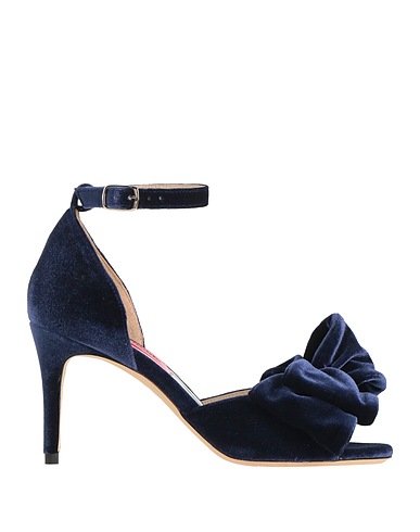 CUSTOMMADE Sandals Navy Textile fibers