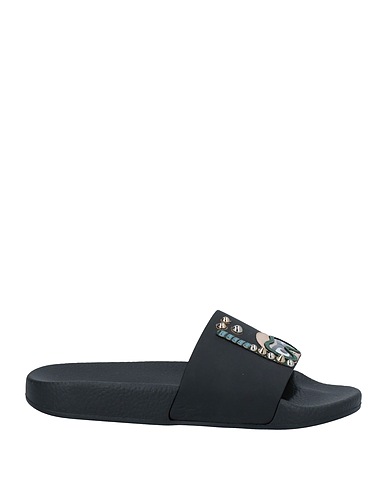DOLCE&GABBANA Hausschuhe Schwarz 100% Kalbsleder