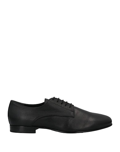 LORIBLU Laced shoes Black Calfskin