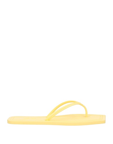 CARLOTHA RAY Flip flops Yellow Rubber
