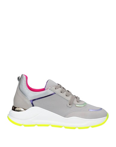 TSD12 Sneakers Grau Leder, Gewebefasern