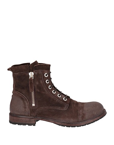 MOMA Ankle boot Dark brown Leather