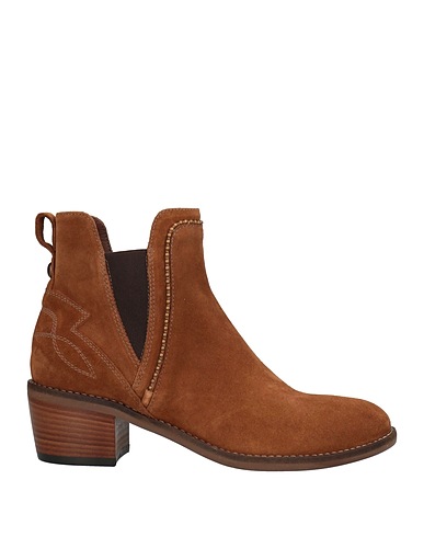 NERO GIARDINI Ankle boot Camel Soft Leather