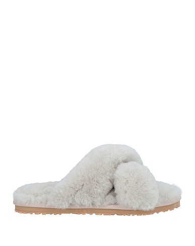 MOU Sandals Light grey Sheepskin, Wool