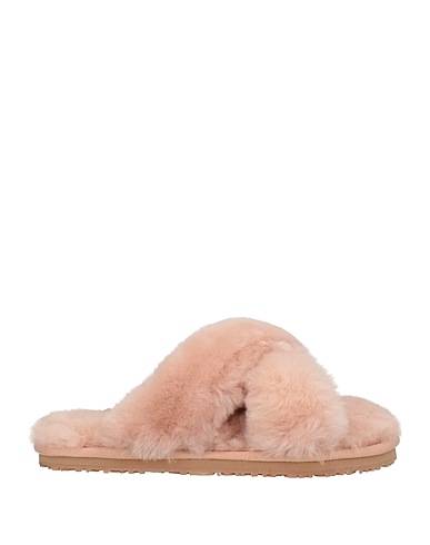 MOU Sandals Light pink Sheepskin, Wool