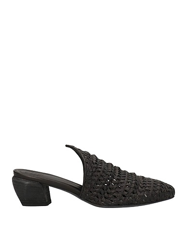 OFFICINE CREATIVE ITALIA Mules and clogs Black Soft Leather