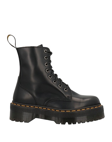 DR. MARTENS Ankle boot Black Textile fibres