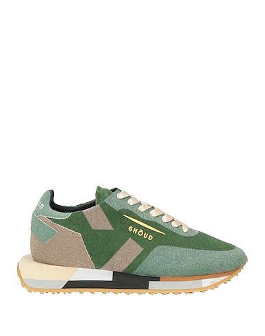 GHŌUD Venice Sneakers Green Leather, Textile fibres