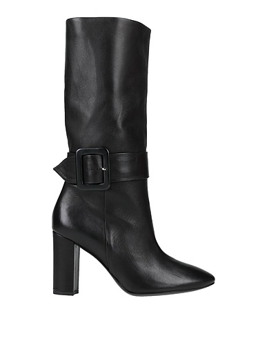 POLLINI Boots Black Soft Leather