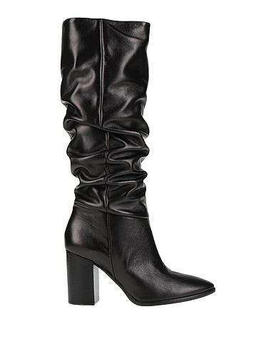 POLLINI Boots Black Soft Leather