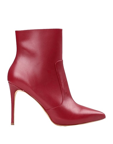 MICHAEL MICHAEL KORS Ankle boot Brick red 100% Bovine leather