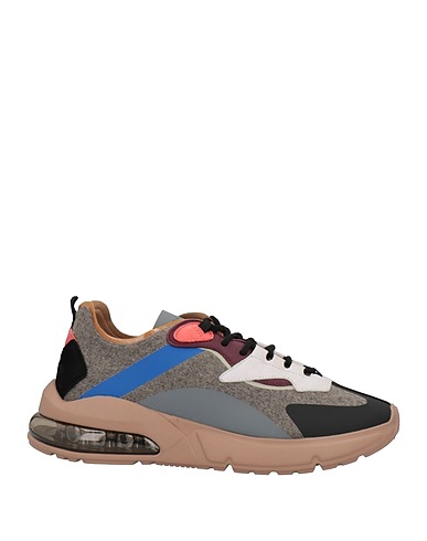 D.A.T.E. Sneakers Grey Textile fibers, Soft Leather