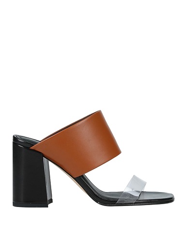 LIVIANA CONTI Sandals Tan Soft Leather, Other Fibres
