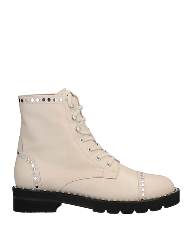 STUART WEITZMAN Stivaletti Avorio Pelle di vitello