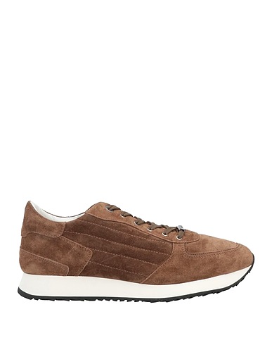 MOORER Sneakers Dark brown Soft Leather