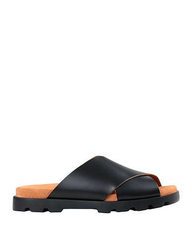 CAMPER Sandals Black Soft Leather