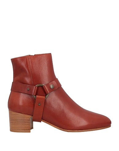 SESSUN Ankle boot Tan Soft Leather