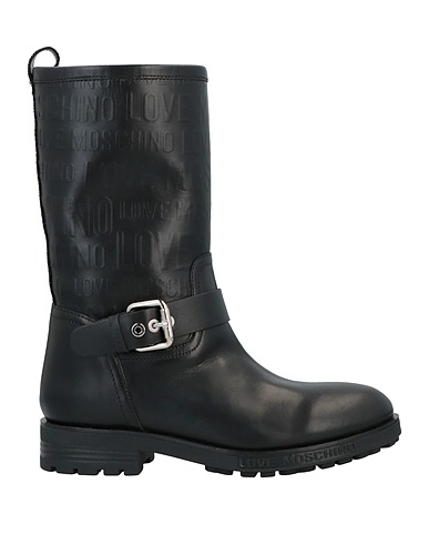LOVE MOSCHINO Ankle boot Black Calfskin