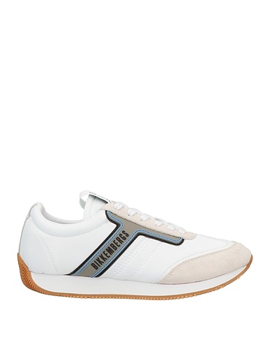 BIKKEMBERGS Sneakers Blanc Autres fibres, Fibres textiles