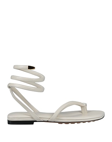 BOTTEGA VENETA Flip flops Ivory Soft Leather